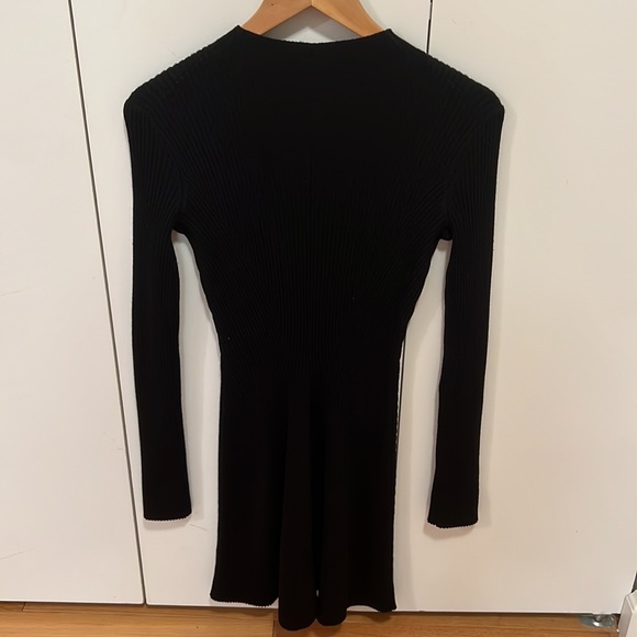 Theory Wool Rib-Knit Sweaterdress - Picture 5 of 5